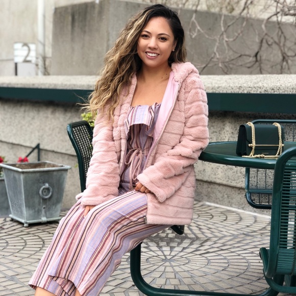Pink & Peach Multi-Color Ruffle Jumpsuit - Picture 3 of 6